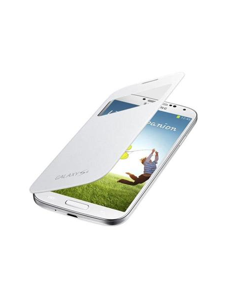 Funda libro S-View Samsung EF-CI950BWE Galaxy S4 i9500 blanca