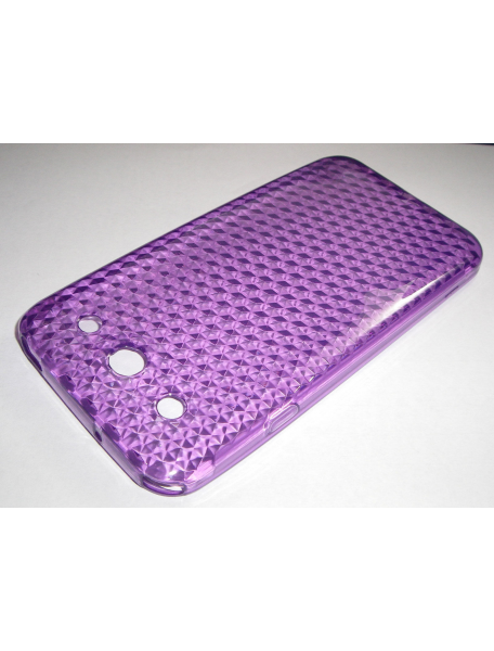 Funda TPU LG Optimus G Pro F240 lila diamante