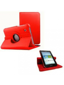 Funda rotatoria Samsung Galaxy Tab 2 7.0 P3100 - P3110 roja