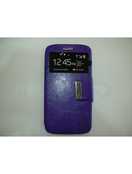 Funda libro S-view Samsung Galaxy S5 G900 lila