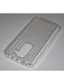 Funda TPU LG G2 mini D620 transparente diamante