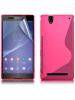 Funda TPU S-case Sony Xperia L C2105 rosa