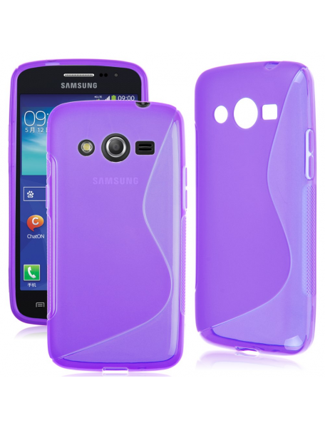 Funda TPU S-case Samsung Galaxy Core 4G G386F lila