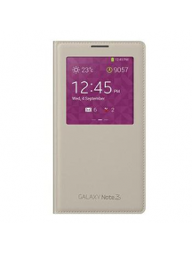 Funda libro S-view Samsung EF-CN900BUE Galaxy Note 3 N9005 beige