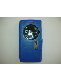 Funda libro TPU S-view LG F60 D390N azul