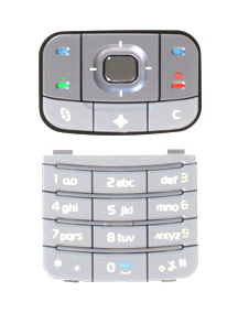 Teclado Nokia 6110 Navigator blanco