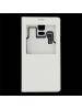 Funda libro S-View Samsung EF-CG900BWE Galaxy S5 G900 blanca