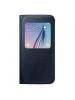 Funda libro S-view Samsung EF-CG920PBE Galaxy S6 G920