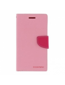 Funda libro TPU Goospery Fancy LG G4 H815P rosa claro