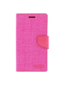 Funda libro TPU Goospery Fancy LG G4 H815P rosa oscuro