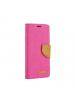 Funda libro Goospery Canvas Huawei Ascend P8 lite 2017 rosa - camel