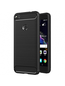 Funda TPU Carbon Huawei P8 lite 2017 negra