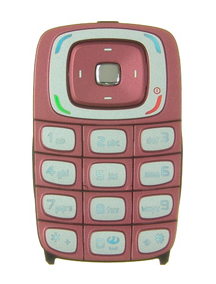 Teclado Nokia 6103 rojo