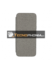 Funda libro Vennus Cotton Samsung Glaxy S9 G960 gris