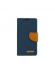 Funda libro Goospery Canvas Huawei Mate 20 lite azul - camel