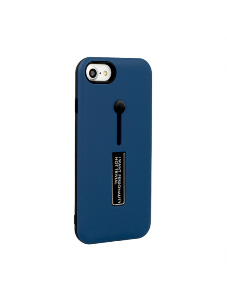 Funda TPU Vennus Ring Samsung Galaxy A6 Plus A605F azul