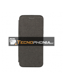 Funda libro Vennus Cotton Huawei Y6 2018 - Honor 7A negra