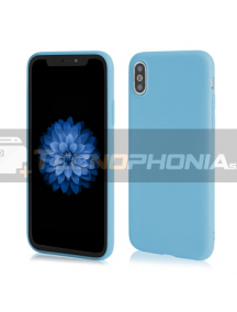 Funda TPU soft slim Huawei Mate 20 celeste