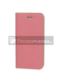 Funda libro Vennus Samsung Glaxy A7 2018 A750 rosa