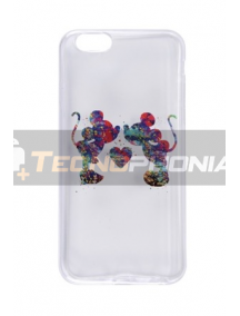 Funda TPU Mickey - Minnie Samsung Galaxy S6 G920