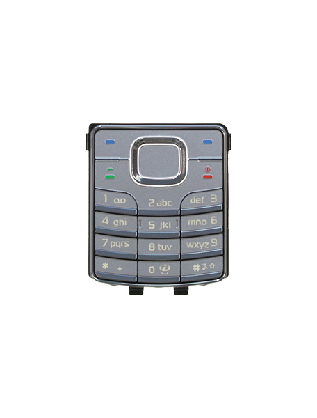 Teclado Nokia 6500 classic plata