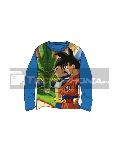 Camiseta niño manga larga DragonBall Z azul T8