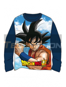 Camiseta niño manga larga DragonBall Z azul marino T8