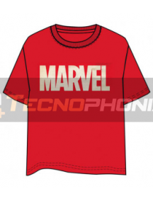 Camiseta manga corta Marvel logo Talla L