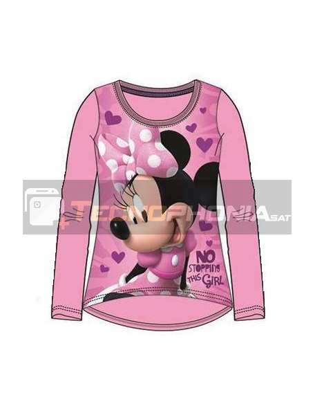 Camiseta niña manga larga Minnie - No stopping this girl Talla 8