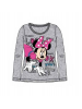 Camiseta manga larga niña Minnie Mouse gris Talla 8