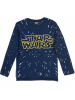 Camiseta niño manga larga Star Wars logo bordado azul RH1149 6 años