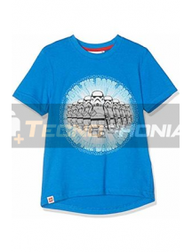 Camiseta niño manga corta Lego Star Wars azul 10 años