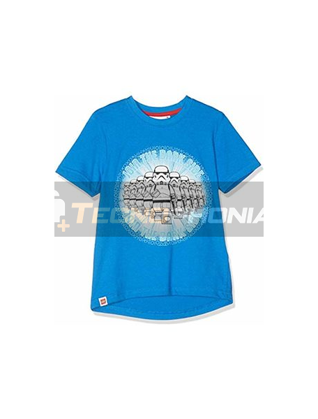 Camiseta niño manga corta Lego Star Wars azul 8 años