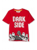 Camiseta niño manga corta Lego Star Wars - Dark side roja 6 años