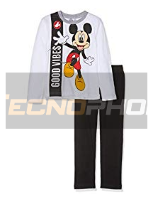 Pijama manga larga niño Mickey Mouse - Good Vibes 4 años 104cm