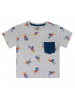 Camiseta Mickey Disney premium gris - azul 3 años