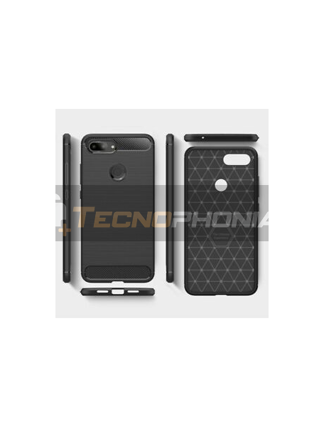 Funda TPU Carbon Xiaomi Mi 8 Lite negra