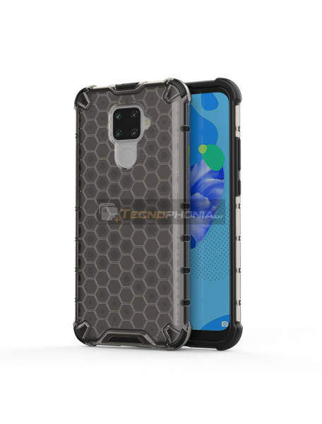 Funda TPU Armor Honeycomb Huawei Mate 30 Lite negra