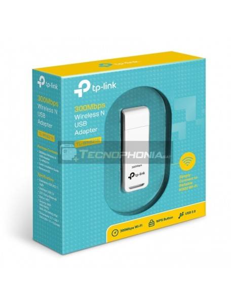 Adaptador USB Wireless Wifi TP-Link Tl-Wn821N 300MBPS