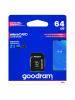 Tarjeta de memoria micro SD Goodram 64gb clase 10 UHS-I Clase 10 100MB/s con adaptador