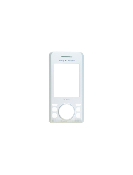 Carcasa frontal Sony Ericsson S500i blanco