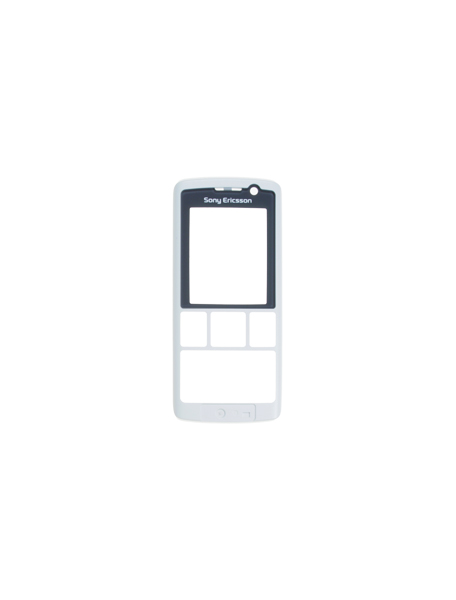 Carcasa frontal Sony Ericsson K610i blanca