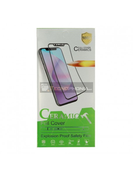 Lámina de cristal templado cerámico iPhone XR - iPhone 11 negro