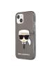 Funda TPU Karl Lagerfeld KLHCP13MKHTUGLB Karl Head iPhone 13 negra