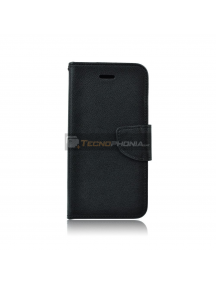 Funda libro TPU Fancy Xiaomi Redmi Note 10 5G - Poco M3 Pro - Poco M3 Pro 5G negra