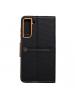 Funda libro TPU Canvas Samsung Galaxy S21 FE G990 negra