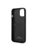 Funda TPU + cuero BMW BMHCP14M22RDPK iPhone 14 Plus negra