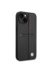 Funda TPU + cuero BMW BMHCP14M22RDPK iPhone 14 Plus negra