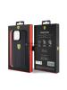 Funda TPU + piel PU Ferrari FEHCP15XP3GRKiPhone 15 Pro Max negra