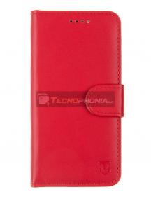 Funda Libro TPU Tactical Honor 90 Lite roja